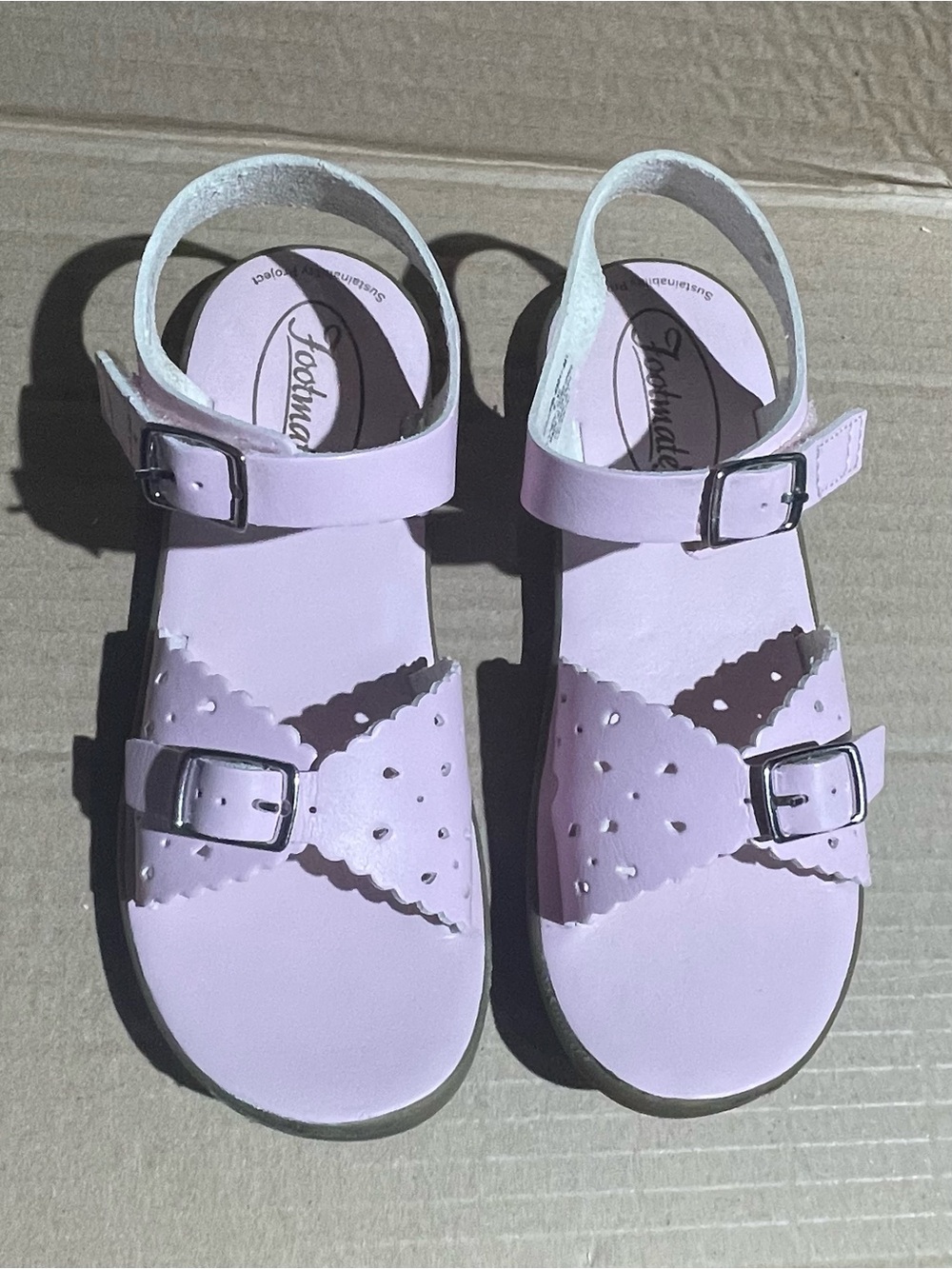 FootMates Light Pink Buckle Sandals for Kids